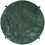 Tavolino Rotondo Evrynne - ACC4608A - Marmo Verde/Nero - Safavieh