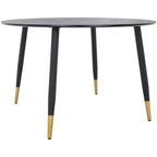 Tavolo da pranzo rotondo Kamala - DTB5807A - Nero/Oro - Safavieh