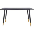 Acre Dining Table - DTB5800A - Black/Gold - Safavieh