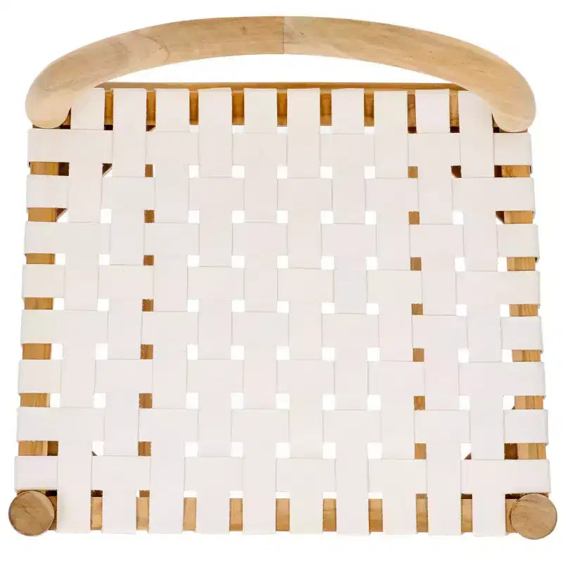 Sgabello da bar Rhyan - BST1204A - Bianco/Naturale - Safavieh