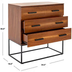 Cassettiera 3 cassetti Marquise - CHS5002 - Marrone - Safavieh
