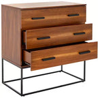 Cassettiera 3 cassetti Marquise - CHS5002 - Marrone - Safavieh