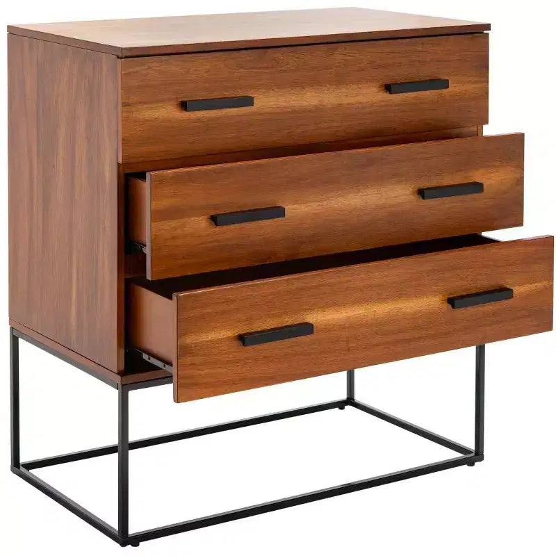 Cassettiera 3 cassetti Marquise - CHS5002 - Marrone - Safavieh