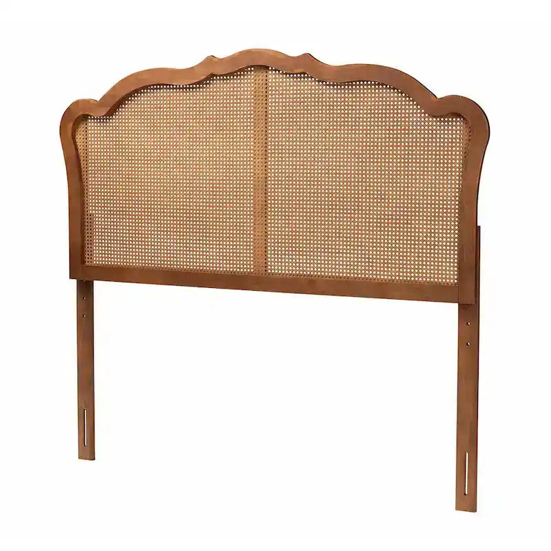 Testiera in Rattan Noce Cenere – King/Queen, 1–2 persone