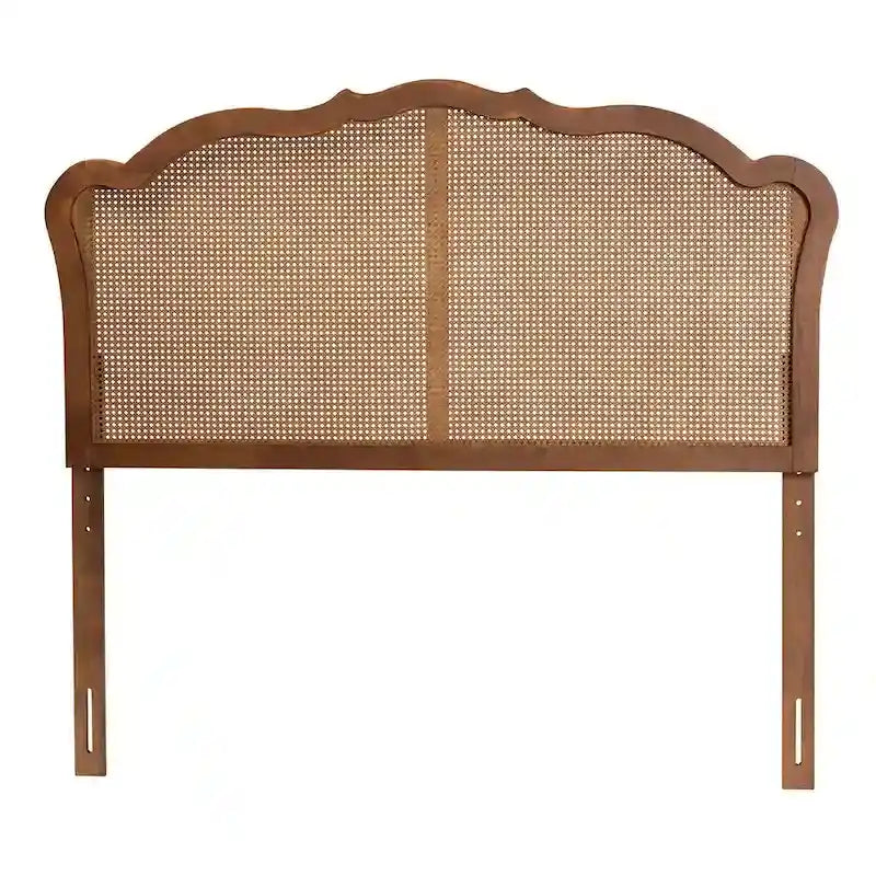 Testiera in Rattan Noce Cenere – King/Queen, 1–2 persone