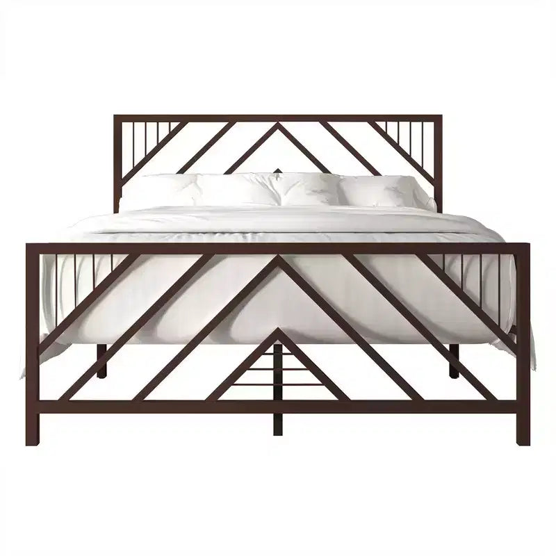 ChaletPosh Letto a piattaforma in metallo