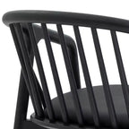 Sgabello da bar Armen Living Echo in legno e similpelle