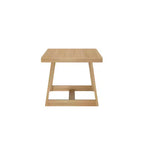 Tavolo da pranzo Plank+Beam 72 per 6 persone, in legno massello, stile classico rustico