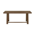 Tavolo da pranzo Plank+Beam 72 per 6 persone, in legno massello, stile classico rustico