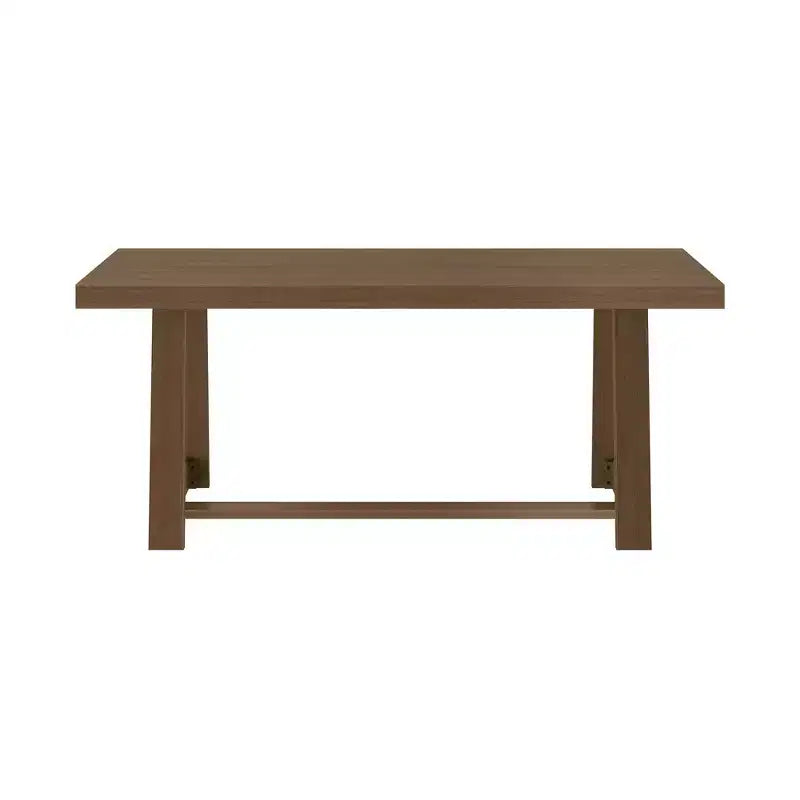 Tavolo da pranzo Plank+Beam 72 per 6 persone, in legno massello, stile classico rustico