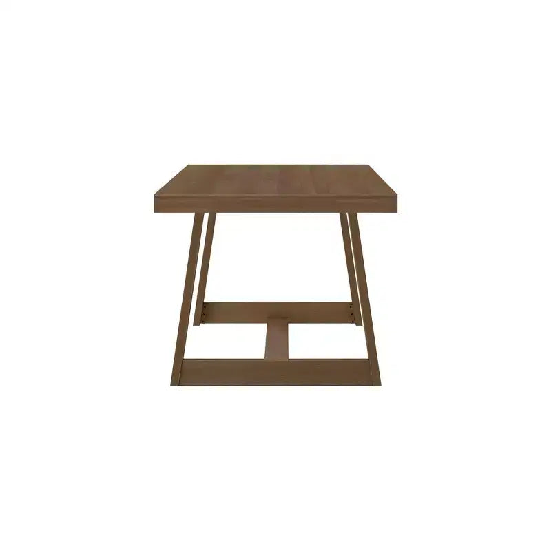Tavolo da pranzo Plank+Beam 72 per 6 persone, in legno massello, stile classico rustico