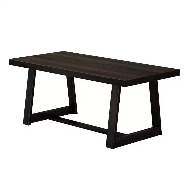 Tavolo da pranzo Plank+Beam 72 per 6 persone, in legno massello, stile classico rustico