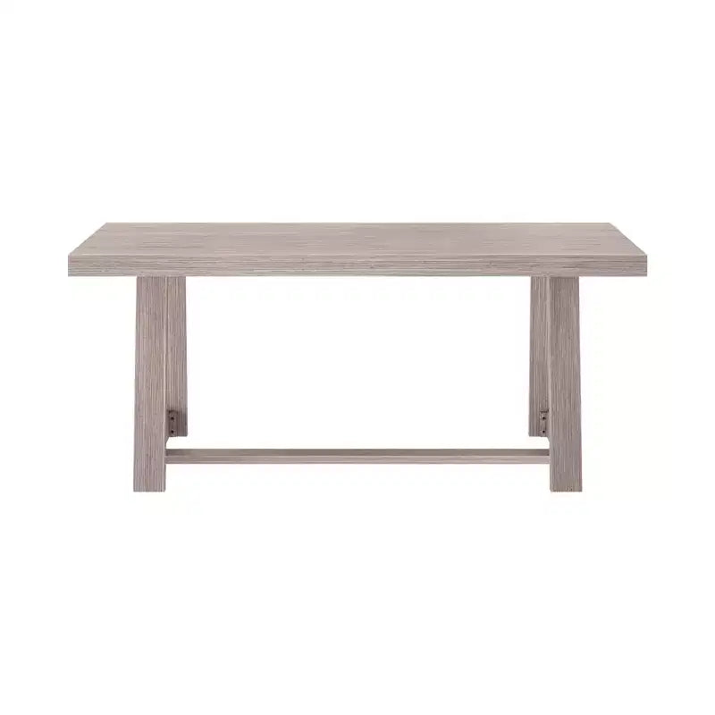 Tavolo da pranzo Plank+Beam 72 per 6 persone, in legno massello, stile classico rustico