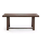 Tavolo da pranzo Plank+Beam 72 per 6 persone, in legno massello, stile classico rustico