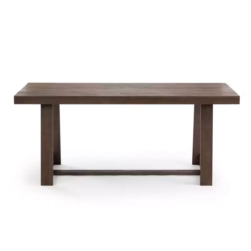 Tavolo da pranzo Plank+Beam 72 per 6 persone, in legno massello, stile classico rustico