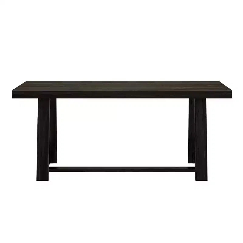 Tavolo da pranzo Plank+Beam 72 per 6 persone, in legno massello, stile classico rustico