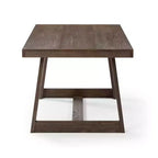 Tavolo da pranzo Plank+Beam 72 per 6 persone, in legno massello, stile classico rustico