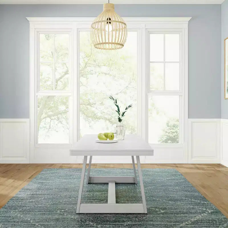 Tavolo da pranzo Plank+Beam 72 per 6 persone, in legno massello, stile classico rustico