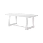 Tavolo da pranzo Plank+Beam 72 per 6 persone, in legno massello, stile classico rustico