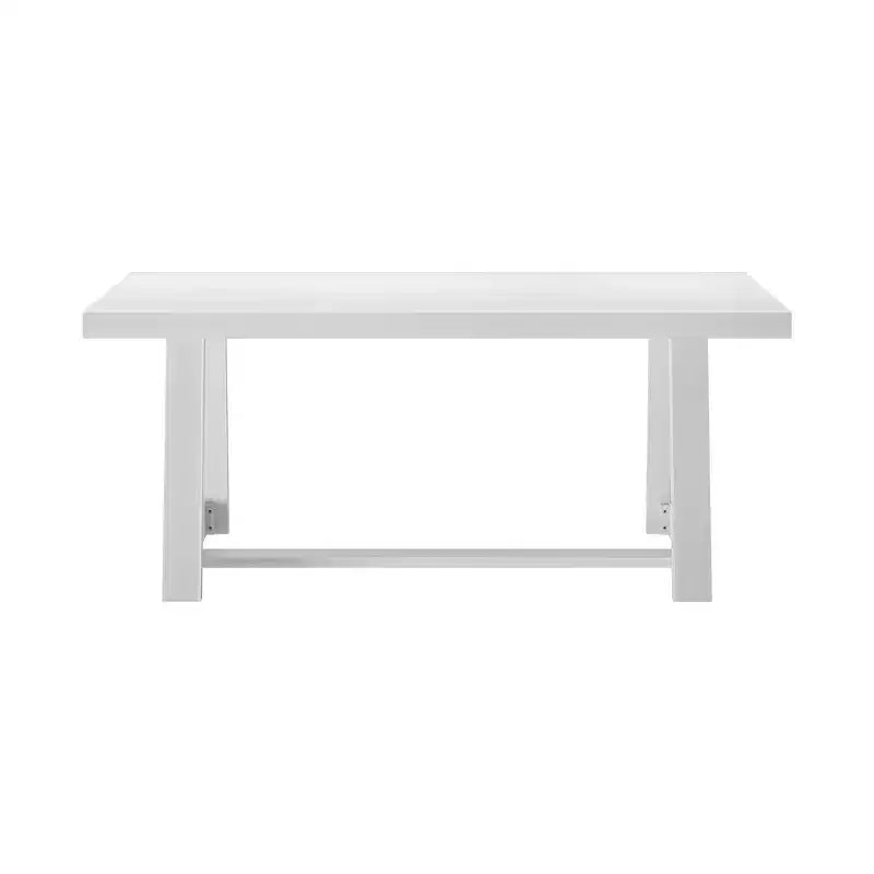 Tavolo da pranzo Plank+Beam 72 per 6 persone, in legno massello, stile classico rustico