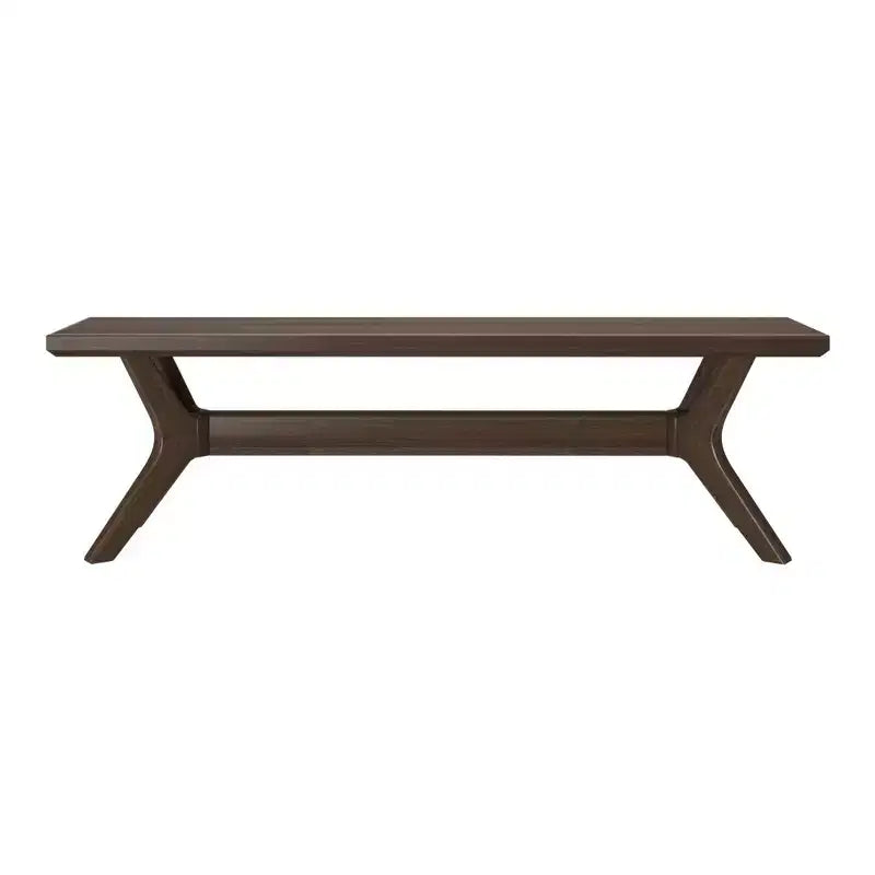 Panca da pranzo Verso Plank+Beam in legno massiccio, panca da ingresso da 60, panca minimalista per stanza