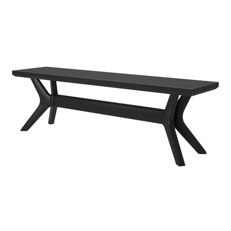 Panca da pranzo Verso Plank+Beam in legno massiccio, panca da ingresso da 60, panca minimalista per stanza
