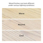 Plank+Beam Verso Tavolo da Pranzo Rotondo, Tavolo da Cucina e Sala da Pranzo in Legno Massello da 38