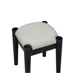 39 Set da toeletta in legno con presa di ricarica e porta USB e sgabello, tavolo da trucco con 3 cassetti e 1 cassetto rettangolare in rattan