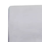 LeisureMod Astor Sedie da pranzo in plastica, set da 4, design a onde d'acqua con gambe in acciaio inossidabile nero, sedie moderne d'accento per cucina, sala da pranzo