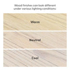 Tavolino rettangolare in legno massello Plank+Beam con gambe incrociate, 40 Tavolino da salotto