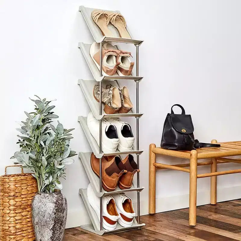 The Lakeside Collection Scarpiera Modulare Impilabile - 6 Pezzi -