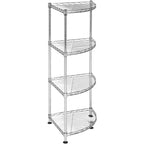 Damaris Scaffale ad angolo a 4 ripiani - Cromato - Safavieh
