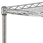 Damaris Scaffale ad angolo a 4 ripiani - Cromato - Safavieh