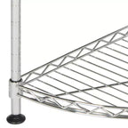 Damaris Scaffale ad angolo a 4 ripiani - Cromato - Safavieh