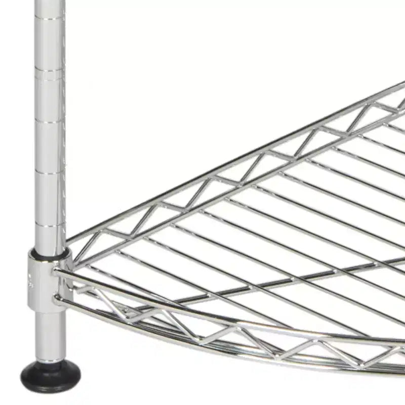 Damaris Scaffale ad angolo a 4 ripiani - Cromato - Safavieh