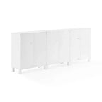 Crosley 90" Cassai Set di 3 Credenze-Dispense da Cucina Stile Fattoria Moderna, Ripiani Regolabili