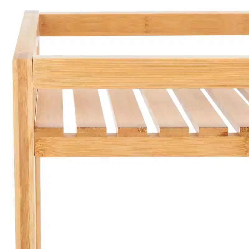 Akio Scaffale a 3 Ripiani - Interno - STG1915 - Bianco/Naturale - Safavieh