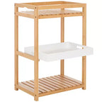 Akio Scaffale a 3 Ripiani - Interno - STG1915 - Bianco/Naturale - Safavieh