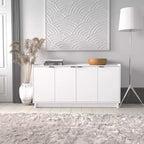 Prepac Simply Modern Madia Consolle a 4 Ante