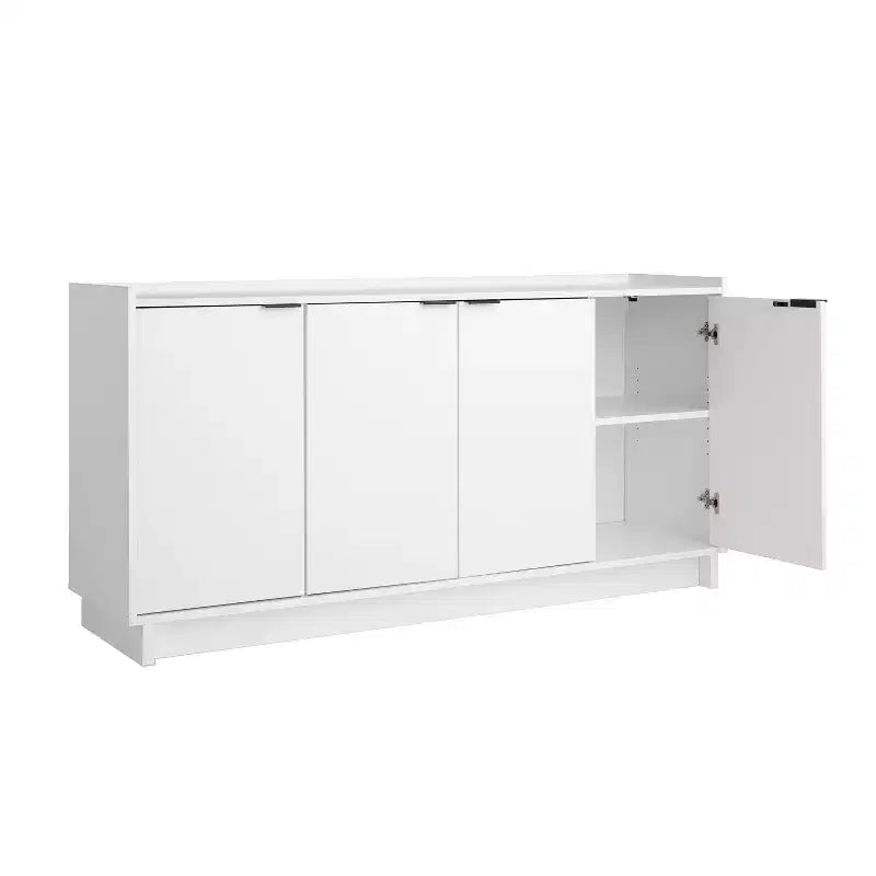 Prepac Simply Modern Madia Consolle a 4 Ante
