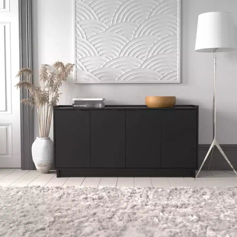Prepac Simply Modern Madia Consolle a 4 Ante