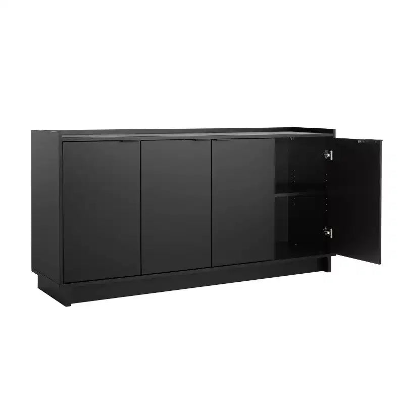 Prepac Simply Modern Madia Consolle a 4 Ante