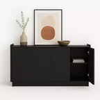 Prepac Simply Modern 4 Door Sideboard Console Table Cabinet