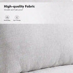Carbone / Avena / Blu / Grigio / Avorio — Poltrona reclinabile manuale Wingback, finto lino, 1 posto
