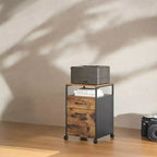 Schedario con ruote, Classificatore, 2 cassetti