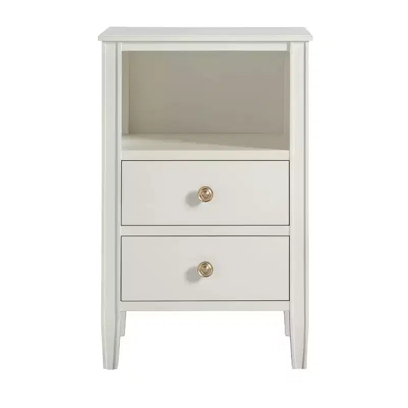 Comodino Comfort Pointe Winsley con 2 cassetti portaoggetti