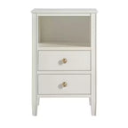 Comodino Comfort Pointe Winsley con 2 cassetti portaoggetti