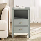 Comodino Comfort Pointe Winsley con 2 cassetti portaoggetti