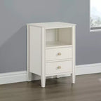 Comodino Comfort Pointe Winsley con 2 cassetti portaoggetti