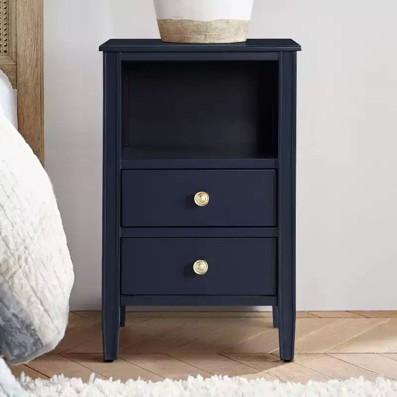 Comodino Comfort Pointe Winsley con 2 cassetti portaoggetti